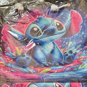 Stitch Colorful Cartoon Character Tote Bag